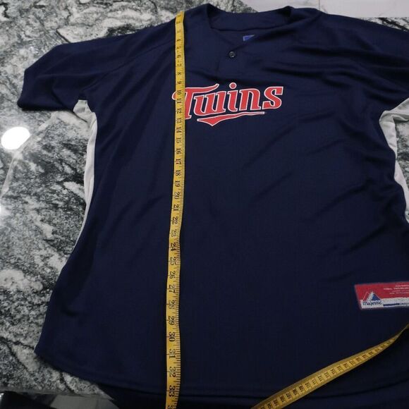 Majestic Sports Minnesota‎ Twins Baseball Jersey Men's Size XXL - Picture 4 of 7